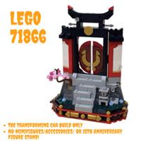LEGO Ninjago 15th Anniversary Character Display Build Only No Minifigures 71866
