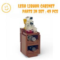 LEGO Inspired - Liquor Cabinet 49pcs - Customise Set - All NEW LEGO Parts