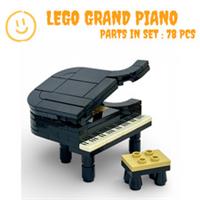 LEGO Inspired - Grand Piano 78 pcs - Customise Set - All NEW LEGO parts