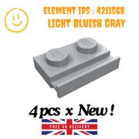 LEGO Part : 4pcs x 32028 - Plate Special 1 x 2 with Door Rail - SELECT COLOUR