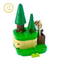 LEGO Animal Crossing - Pine Tree & many accessories - Partial from set 77047