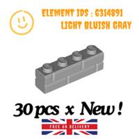 LEGO Part : 30pcs x 15533 - Brick 1x4 Masonry Brick Profile - SELECT COLOUR