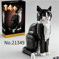 Build Blocks IDEAS - Tuxedo Cat | 1710pcs (21349) High Quality Plastic ABS Kit