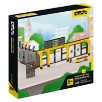 Blockz BST-000665 Supermarket Building Set Building Brick Model 128pcs