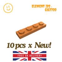 LEGO Part : 10 pcs x 3710 - Plate 1 x 4 - SELECT COLOUR