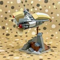 LEGO Star Wars - Mandalorian's speeder bike & defense fort build only 75267