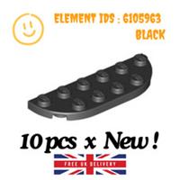 LEGO Part : 10 pcs x 18980 - Plate Round Corners 2 x 6 Double - SELECT COLOUR