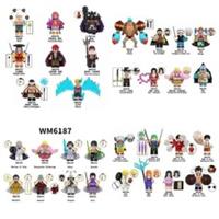 Anime One Piece Luffy Halloween Custom Lego Minifigure Horror toy mini figure 8