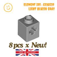 LEGO Part : 8 pcs x 73230 - Technic Brick 1 x 1 with Axle Hole - SELECT COLOUR