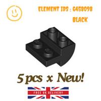 LEGO Part : 5pcs x 1750 - Slope Curved 2x2 Inverted 1x2 Cutouts - SELECT COLOUR