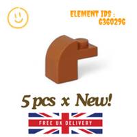 LEGO Part : 5pcs x 6091 - Bricks 1x2x1 1/3 Curved Top - SELECT COLOUR