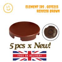 LEGO Part : 5 pcs x 14769 Tile Round 2x2 with Bottom Stud Holder - SELECT COLOUR
