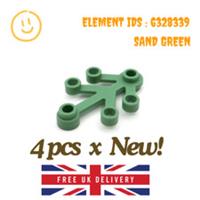 LEGO Part : 4pcs x 2423 - Plant, Leaves 4 x 3 - SELECT COLOUR
