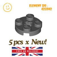 LEGO Part : 5 pcs x 4032 - Plate Round 2 x 2 with Axle Hole1 - SELECT COLOUR