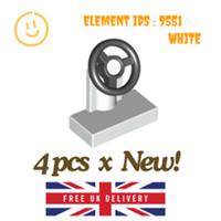 LEGO Part : 4pcs x 3829 - Steering Stand 1 x 2 Steering Wheel - SELECT COLOUR