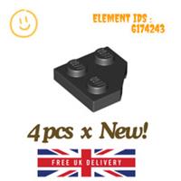 LEGO Part : 4pcs x 26601 - Wedge Plate 2 x 2 Cut Corner - SELECT COLOUR
