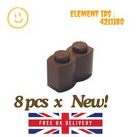 LEGO Part : 8pcs x 30136 Brick Special 1x2 Palisade [aka Log] - SELECT COLOUR