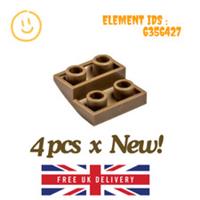 LEGO Part : 4 pcs x 32803 - Slope Curved 2 x 2 x 2/3 Inverted - SELECT COLOUR