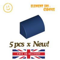 LEGO Part : 5pcs x 37352 - Brick Curved 1 x 2 x 1 No Studs - SELECT COLOUR