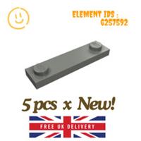 LEGO Part : 5 pcs x 41740 Plate 1x4 with 2 Studs with Groove - SELECT COLOUR