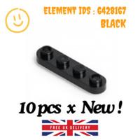 LEGO Part : 10 pcs x 77845 - Plate 1 x 4 Rounded 2 Open Studs - SELECT COLOUR