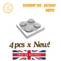 LEGO Part : 4 pcs x 3679 + 3680 - Turntable 2 x 2 Plate & Top - SELECT COLOUR