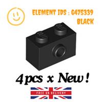LEGO Part - 4 pcs x 86876 - Brick 1x2 1 Center Stud on 1 Side - SELECT COLOUR