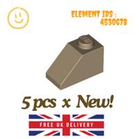 LEGO Part : 5pcs x 3040 - Slope 45 2 x 1 with Bottom Pin - SELECT COLOUR