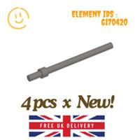 LEGO Part : 4 pcs x 63965 - Bar 6L with Stop Ring - SELECT COLOUR