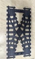 Compatible With Lego L Track - Double Switch Crossover Train Track