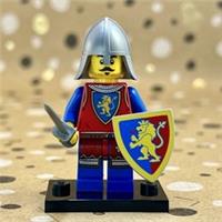 LEGO Castle BAM Minifigures - Medieval Lion Knight - Battle Axe Soldier