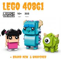 LEGO BRICKHEADZ : Disney Pixar Monsters Inc - 40861 Sulley Mike and Boo Figures