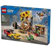 LEGO City Pizza Restaurant Playset with Delivery Vehicles 60496
