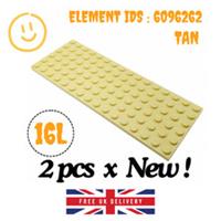 LEGO Part - 2pcs x 3027 - Plate 6 x 16 - SELECT COLOUR