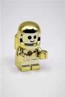Lego Chrome Gold Plated Baby Astronaut Classic Space Minifigure New!!