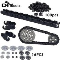 🔥100pcs 3711 LEGO New Black Technic Link Chain Link Pieces tank track tread🔥