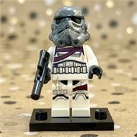 LEGO Star Wars : Night Trooper Minifigure - Dark Bluish Gray Helmet - sw1417