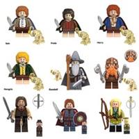 Lord Of The Rings Hobbit Frodo Gandalf Custom Lego Mini Figure Hero Toy Model
