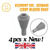 LEGO Part - 4 x 11610 - Cone Inverted 1 x 1 with Bar - SELECT COLOUR