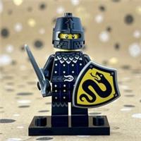 LEGO Medieval Minifigures - Black Serpent Knight - cas593 set 31168
