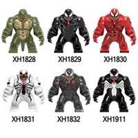 Custom Brick Marvel Super Hero Carnage Venom 6 x Hero Mini Figures Toy Spiderman
