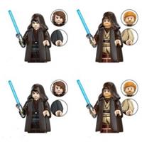 Custom Lego Anakin Skywalker Obi-Wan Kenobi Mustafar Minifigures Jedi Star Wars