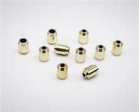 Lego Chrome Gold Plated Round Brick 1 x 1 3062 x10 New!!