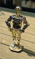 Lego Chrome Gold Plated C-3PO 75398 Star Wars Brand New!!
