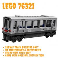 LEGO Marvel : Spider-Man - Subway Train Building Only - No Minifigures - 76321