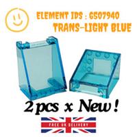 LEGO Part - 2 x 72475 - Windscreen Inverted, Cut-out Corners - SELECT COLOUR