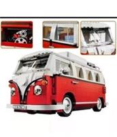 Creator Expert Volkswagen T1 Camper Van VW VDUB Red Building Kit Retired Set