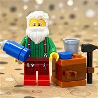 LEGO CITY - Santa Clause, Casual Clothes Minifigure - hol429 - 60510