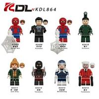 Custom Lego Marvel Spiderman Hela Dr Strange Game Super Hero Mini Figures Toy 8