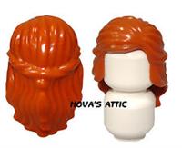 LEGO DARK ORANGE HAIR FEMALE GIRL PRINCESS FOR MINIFIGURE BRAND NEW